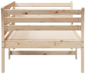 Dormeuse 80x200 cm in legno massello di pino