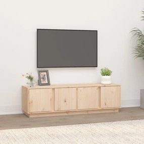 Mobile porta tv 140x40x40 cm in legno massello di pino