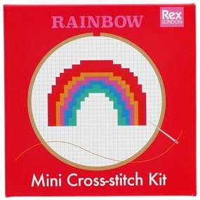 Set creativo punto-croce Cross-stitch Kit Rainbow - Rex London