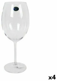 Set di Bicchieri Bohemia Crystal Clara Vino 580 ml 6 Pezzi (4 Unità)