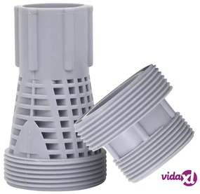 vidaXL Connettori per Tubo Flessibile per Piscina 2 pz in Plastica