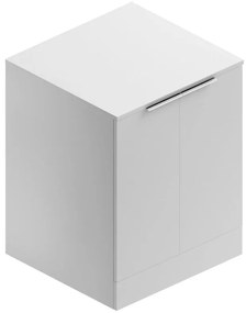 Base per mobile bagno Jnka SENSEA 2 ante P 66 x L 70 x H 91 cm bianco lucido