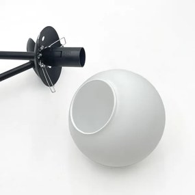 Brilagi - Plafoniera da soffitto MALIVA 4xE14/15W/230V nero/bianco