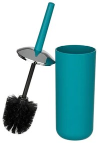 WENKO 21225100 - Scopino WC BRASIL 10x37 cm turchese/cromo lucido