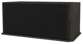 Mobile da bagno sotto lavabo BADEN HAUS Bohemia nero laccato opaco L 98 x H 42 x P 50 cm 1 cassetto, lavabo non incluso