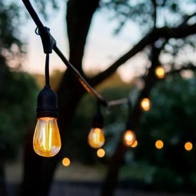 da esterno catena decorativa GHIRLANDA 10xE27/15W/230V 10m IP44