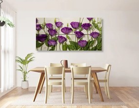 Stampa su tela – Splendidi fiori viola