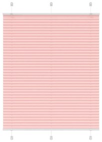 Tenda Plissettata Rosa 110x100 Cm Larghezza Tessuto 109,4 Cm /