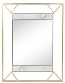 Specchio da parete DKD Home Decor 60 x 1,5 x 80 cm Dorato (Ricondizionati A)