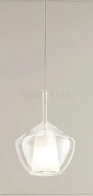 Vetro 1 luce attacco e27 trasparente rain d.20cm rosone acquistab...