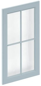 Anta per colonna DELINIA ID Oxford Windy con vetro L 45 x  H 77 cm blue opaco
