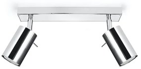 Sollux SL.0728 - Faretto RING 2xGU10/10W/230V