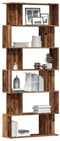 Libreria İn Legno Antico 80x24x192 Cm Legno Multistrato /