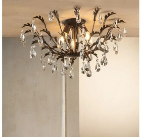 ONLI - Plafoniera TERESA 3xE14/6W/230V bronzo