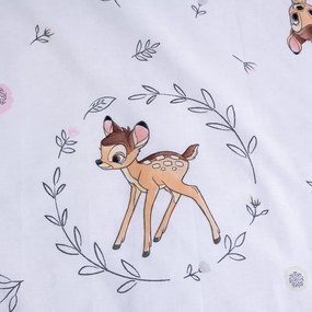 Biancheria da letto per bambini in cotone per culla 100x135 cm Bambi "Beige" – Jerry Fabrics