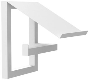 Porta carta igienica da parete 17x15 cm bianco