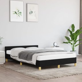 Giroletto Senza Materasso Nero 120x200 Cm Tessuto /