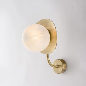 Applique Contemporanea Selene Metallo Bronzo 1 Luce E14