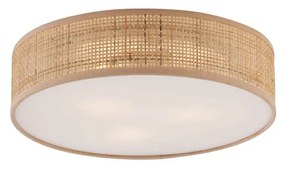 Lampada da soffitto orientale in rattan 38 cm - Trammy