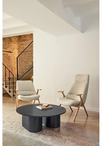 Tavolino da salotto color antracite 110x111 cm Totem – Teulat