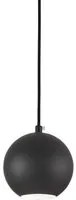 Lampada a sospensione nero D 110 x H min 385 - max 2135 mm