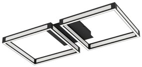 Eglo 99788 - Plafoniera LED ALTAFLOR 2xLED/11,2W/230V nero