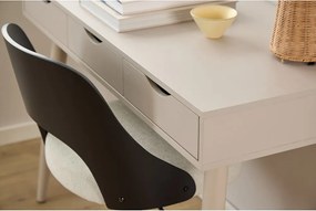 Sedia da ufficio nera/beige Lucy – Actona