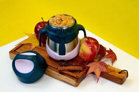 Contenitore termico per alimenti – indaco/rosa