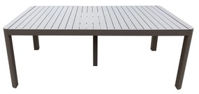 TONY - tavolo da giardino in alluminio allungabile 200/260/320 x 100 cm