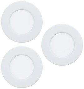 Eglo 99135 - Confezione da 3 faretti da incasso a LED FUEVA 5 1xLED/2,7W/230V