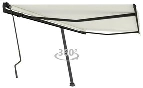 Tenda Da Sole Manuale Autoportante 450x300 Cm Crema /