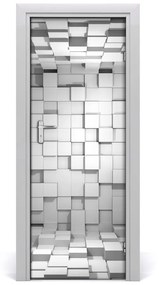 Adesivo per porta Cubi 75x205 cm