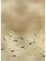 Coordonne Carta da parati panoramica Koi Metallics - Gold