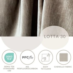 Letto matrimoniale imbottito beige con spazio contenitivo e rete 160x200 cm Aruba L - Maison de Rêve