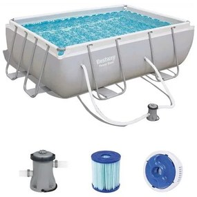 Bestway - 56629 Piscina Rigida Rettangolare Power Steel 282x196x84H cm