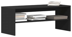 Mobile Porta Tv Nero 100x40x40 Cm İn Legno Multistrato /