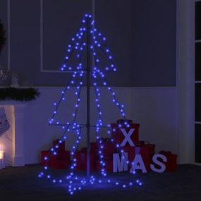 Albero Di Natale A Cono 160 Led Per Interni Esterni 78x120 Cm /