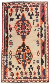 Kilim Tappeto persiano 250 x 140 Beige (Iran) Tessuto A Mano