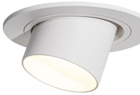 Set di 6 faretti da incasso bianchi GU10 35mm rotondi inclinabili - Installa