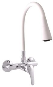 RAV Slezák SA002.5/13CB - Miscelatore per lavello SAZAVA 32,3 cm bianco/cromo lucido