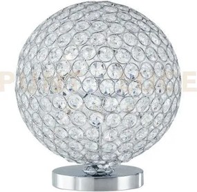 Lume planet cromo 3 luci attacco g9 25x25x28cm in metallo e cristal...