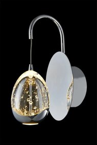 Applique led a parete golden egg mb13003023-1achr cromo