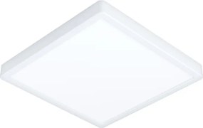 Eglo 901379 - LED RGBW dimmerabile, plafoniera fumé FUEVA-Z LED/13,5W/230V 29,5cm IP44 bianca