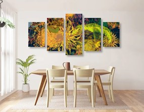 Quadri 5 pezzi – Arte astratta colorata