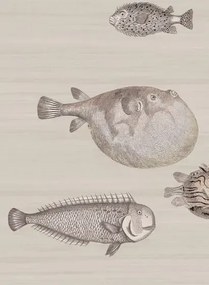 Cole & Son Carta da parati Acquario - Softbeige