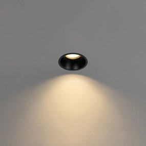 Set di 6 faretti da incasso neri GU10 70 mm IP44 - Dept