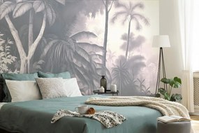 Carta da parati – Palme tropicali delicate