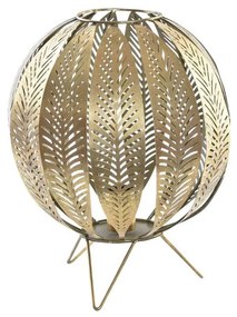 Lampada da tavolo DKD Home Decor Frunze Dorato Metallo (34 x 34 x 39 cm)
