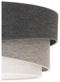 Duolla - Lampadario a plafone KOBO 1xE27/15W/230V diametro 45 cm grigio/bianco