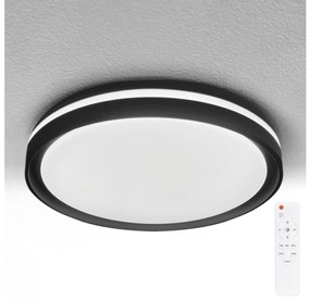 Brilagi - Lampada LED dimmerabile NAOMI LED/48W/230V 3000-6500K Ø 39 cm nero + telecomando